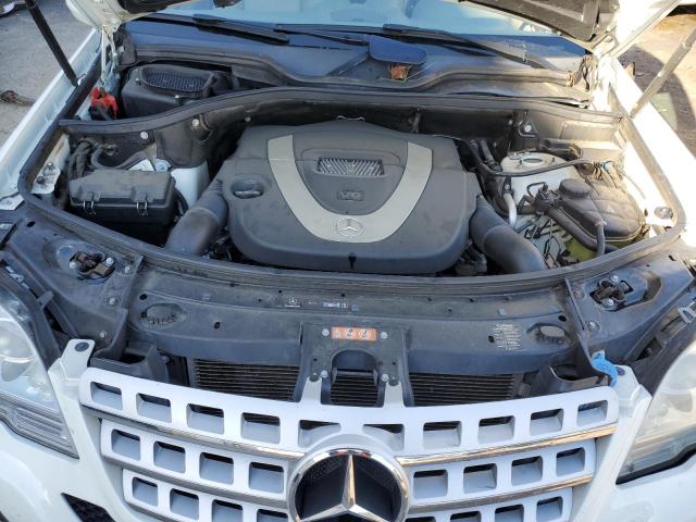 4JGBB5GB7AA548396 - 2010 MERCEDES-BENZ ML 350 WHITE photo 12