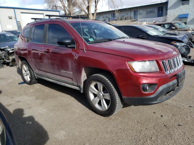 1C4NJDBBXED696195 - 2014 JEEP COMPASS SPORT RED photo 4