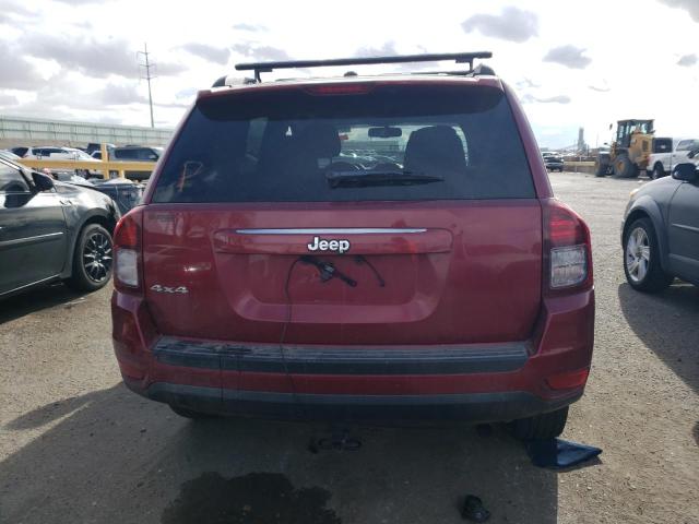1C4NJDBBXED696195 - 2014 JEEP COMPASS SPORT RED photo 6