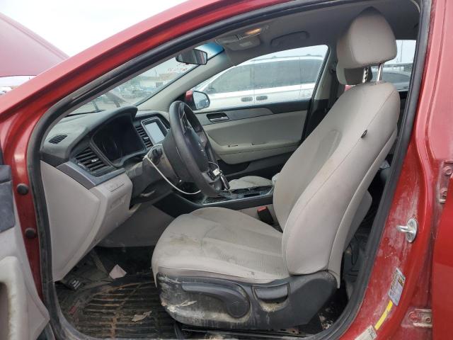 5NPE24AF5KH793103 - 2019 HYUNDAI SONATA SE RED photo 7