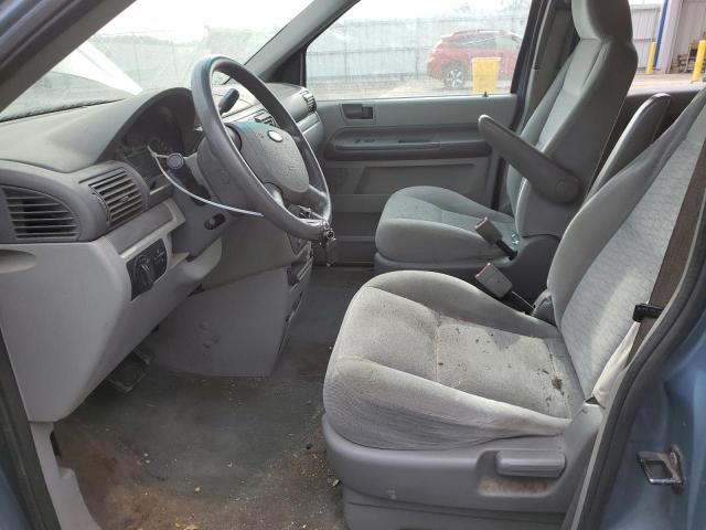 2FMZA50625BA69800 - 2005 FORD FREESTAR S BLUE photo 7