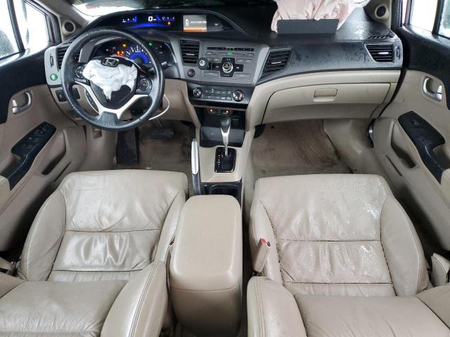 2HGFB2F97CH507324 - 2012 HONDA CIVIC EXL ბეჟი ფოტო 8