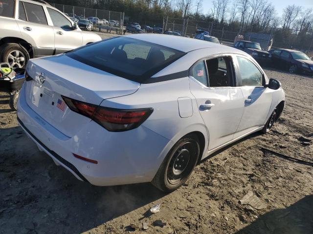 3N1AB8BV8NY279557 - 2022 NISSAN SENTRA S WHITE photo 3