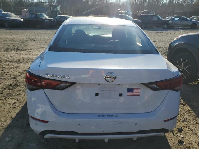 3N1AB8BV8NY279557 - 2022 NISSAN SENTRA S WHITE photo 6