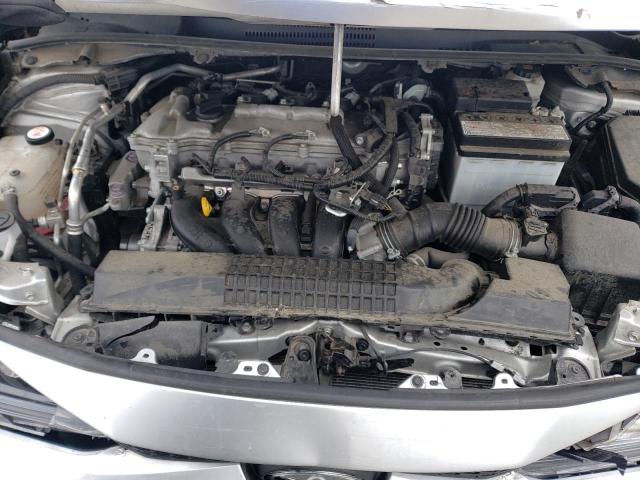 5YFEPMAE4MP175754 - 2021 TOYOTA COROLLA LE SILVER photo 11