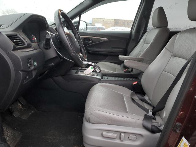 5FNYF8H52KB023929 - 2019 HONDA PASSPORT EXL BURGUNDY photo 7