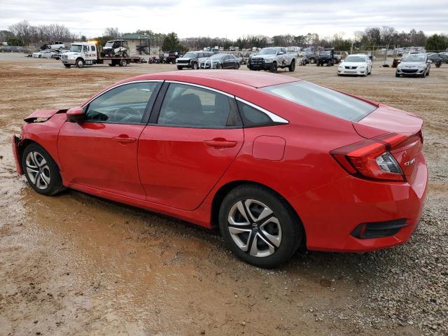 2HGFC2F56JH533680 - 2018 HONDA CIVIC LX RED photo 2