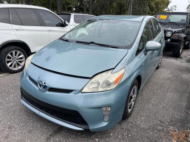 JTDKN3DU4D5675710 - 2013 TOYOTA PRIUS BLUE photo 2