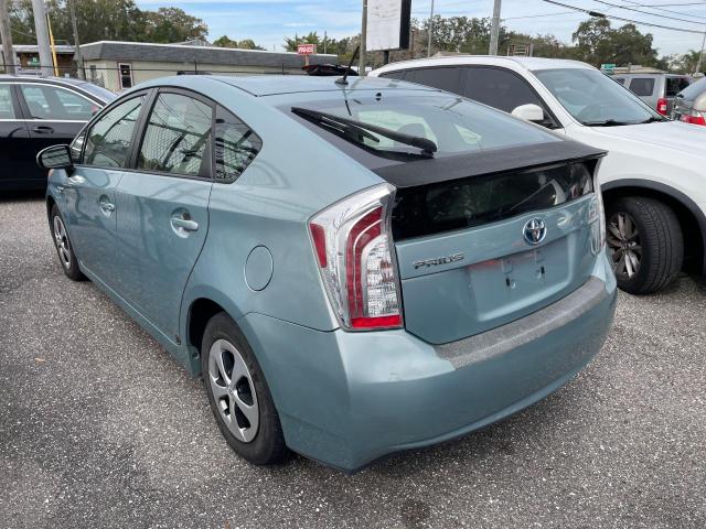 JTDKN3DU4D5675710 - 2013 TOYOTA PRIUS BLUE photo 3