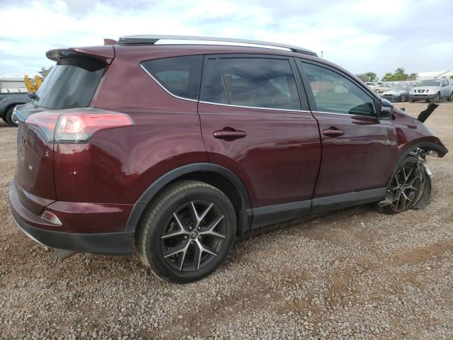 JTMNFREV5HD105893 - 2017 TOYOTA RAV4 SE BURGUNDY photo 3