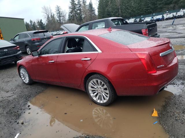 1G6AX5SX1E0145906 - 2014 CADILLAC CTS LUXURY COLLECTION RED photo 2