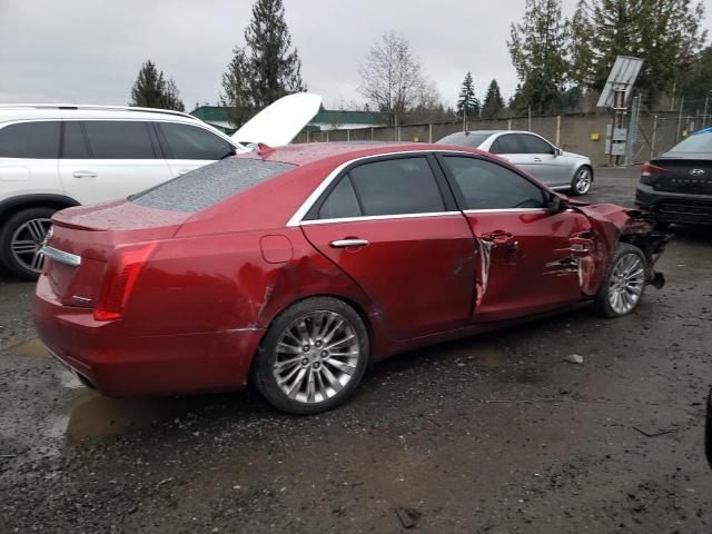 1G6AX5SX1E0145906 - 2014 CADILLAC CTS LUXURY COLLECTION RED photo 3