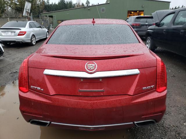 1G6AX5SX1E0145906 - 2014 CADILLAC CTS LUXURY COLLECTION RED photo 6