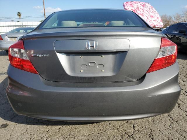 19XFB2F57CE372157 - 2012 HONDA CIVIC LX GRAY photo 6