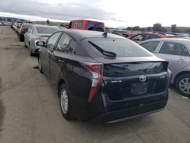 JTDKBRFU9J3596887 - 2018 TOYOTA PRIUS BLACK photo 2