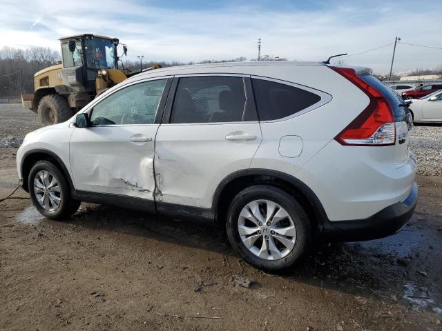 5J6RM4H73EL049682 - 2014 HONDA CR-V EXL WHITE photo 2