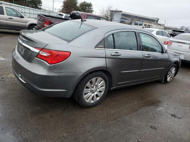 1C3CCBAB4DN635641 - 2013 CHRYSLER 200 LX GRAY photo 3