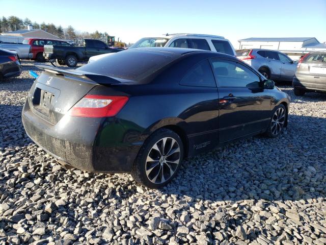 2HGFG2A51BH700203 - 2011 HONDA CIVIC SI BLACK photo 3