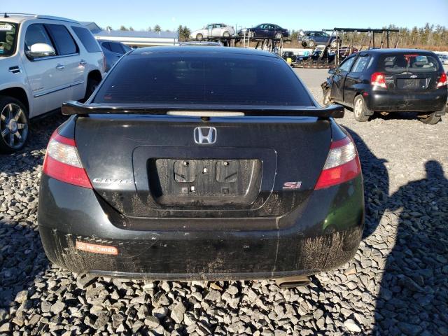 2HGFG2A51BH700203 - 2011 HONDA CIVIC SI BLACK photo 6