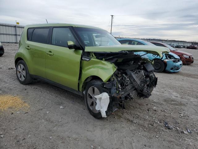 KNDJN2A29F7771493 - 2015 KIA SOUL GREEN photo 4