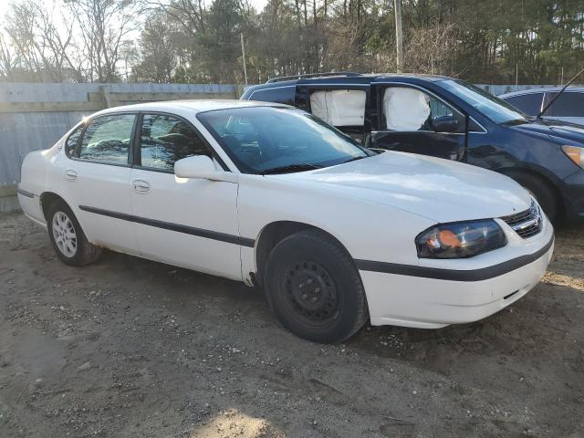 2G1WF52E929203498 - 2002 CHEVROLET IMPALA WHITE photo 4