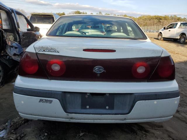 2G1WF52E929203498 - 2002 CHEVROLET IMPALA WHITE photo 6