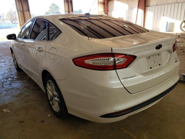 3FA6P0HD4ER329133 - 2014 FORD FUSION SE WHITE photo 2