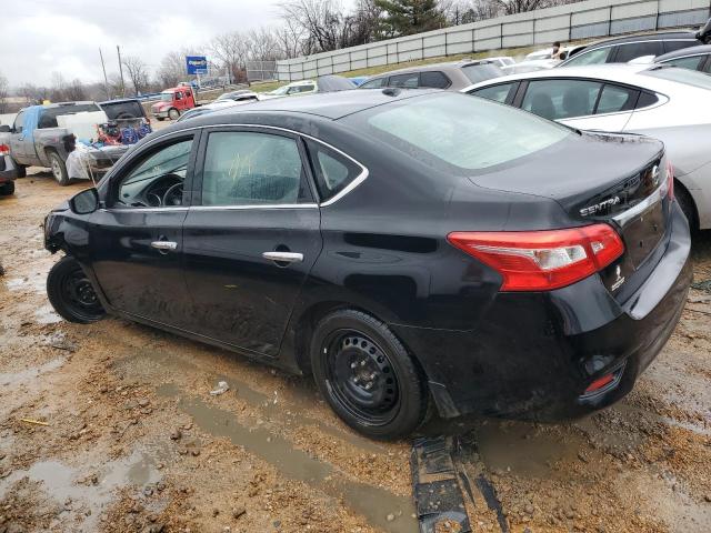 3N1AB7AP7GL676335 - 2016 NISSAN SENTRA S BLACK photo 2