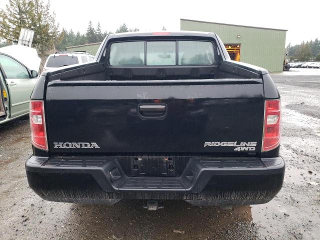 5FPYK1F29AB004019 - 2010 HONDA RIDGELINE RT BLACK photo 6