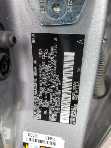 5TDZY67A98S014666 - 2008 TOYOTA SEQUOIA PLATINUM SILVER photo 12