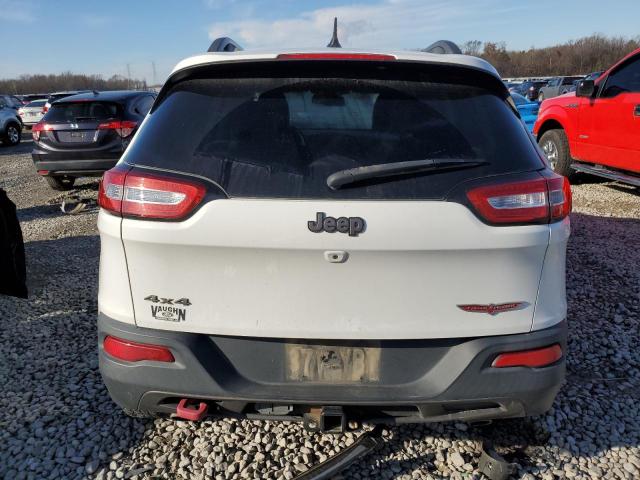 1C4PJMBS7FW756285 - 2015 JEEP CHEROKEE TRAILHAWK WHITE photo 6