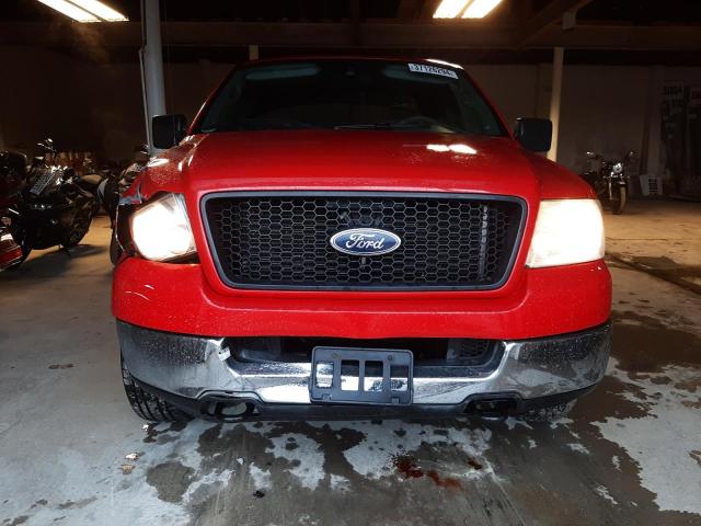 1FTPX14575NA76590 - 2005 FORD F150 RED photo 5