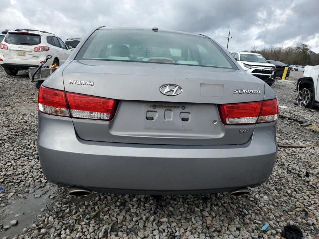 5NPET46F18H387463 - 2008 HYUNDAI SONATA GLS SILVER photo 6