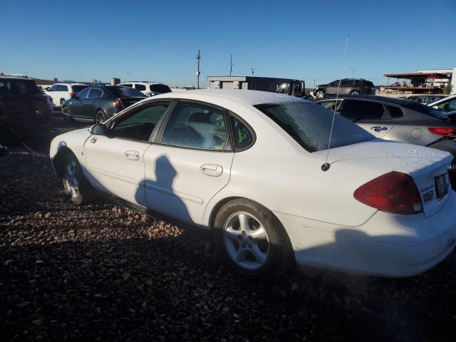 1FAFP55211G227709 - 2001 FORD TAURUS SES WHITE photo 2