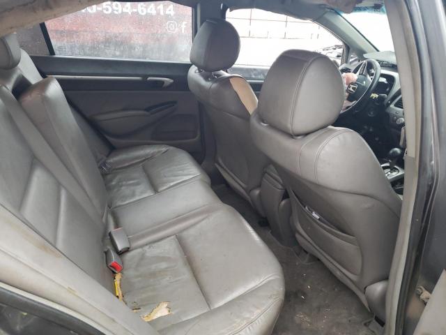 19XFA1F94AE009523 - 2010 HONDA CIVIC EXL ნაცრისფერი ფოტო 10