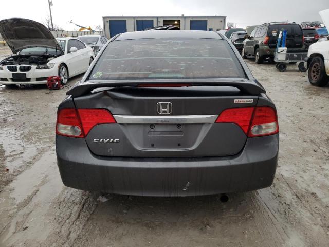 19XFA1F94AE009523 - 2010 HONDA CIVIC EXL ნაცრისფერი ფოტო 6