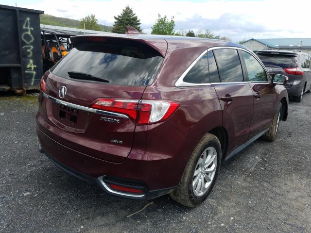 5J8TB4H55HL019492 - 2017 ACURA RDX TECHNOLOGY  photo 4