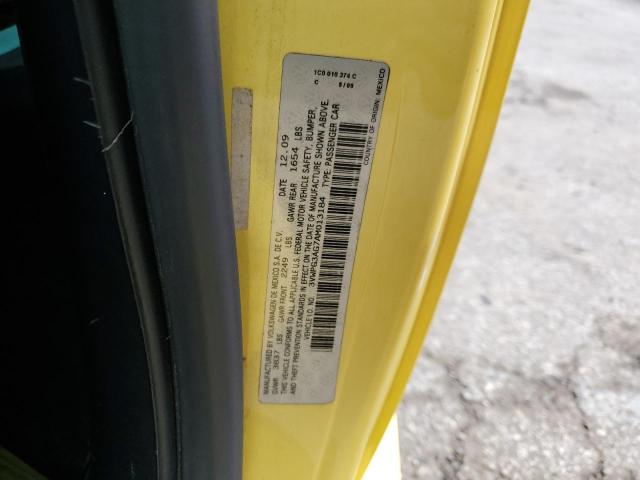 3VWPG3AG7AM013184 - 2010 VOLKSWAGEN NEW BEETLE Gelb Foto 12