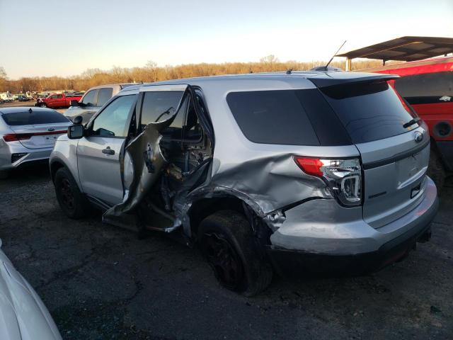 1FM5K8AR7FGC08870 - 2015 FORD EXPLORER POLICE INTERCEPTOR SILVER photo 2
