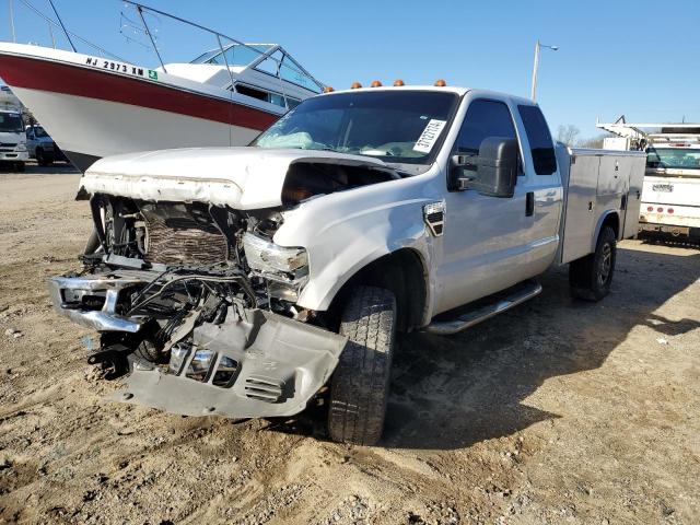 1FDWX35508EA37040 - 2008 FORD F350 SRW SUPER DUTY WHITE photo 1