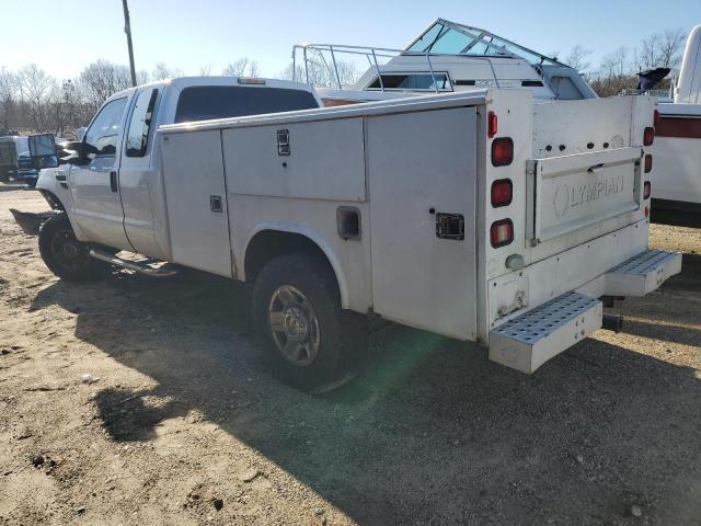 1FDWX35508EA37040 - 2008 FORD F350 SRW SUPER DUTY WHITE photo 2