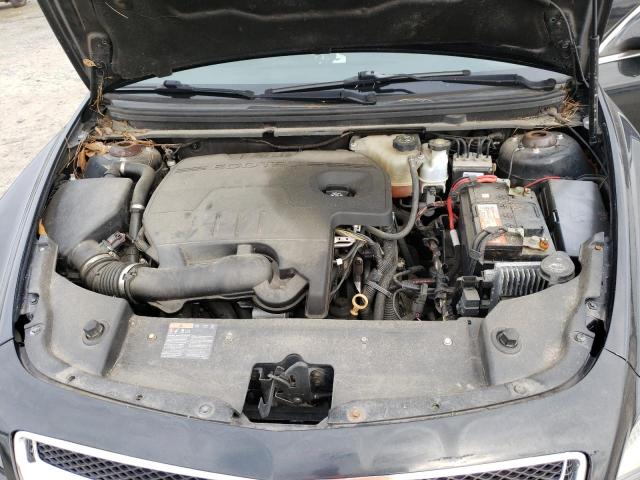 1G1ZC5E03CF337888 - 2012 CHEVROLET MALIBU 1LT შავი ფოტო 11