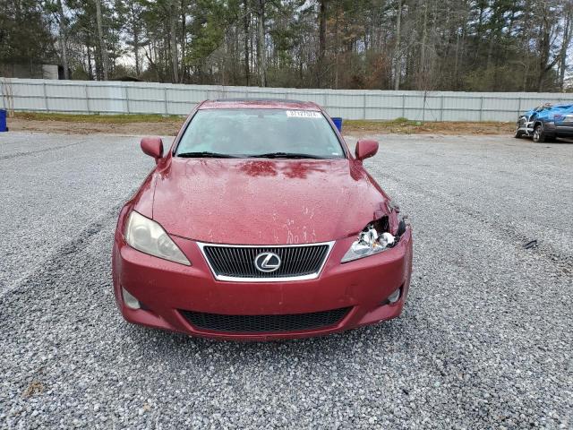 JTHBE262362002612 - 2006 LEXUS IS 350 RED photo 5