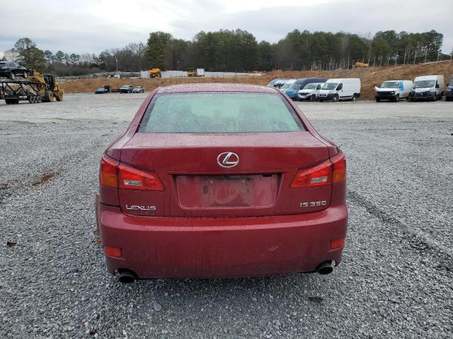 JTHBE262362002612 - 2006 LEXUS IS 350 RED photo 6