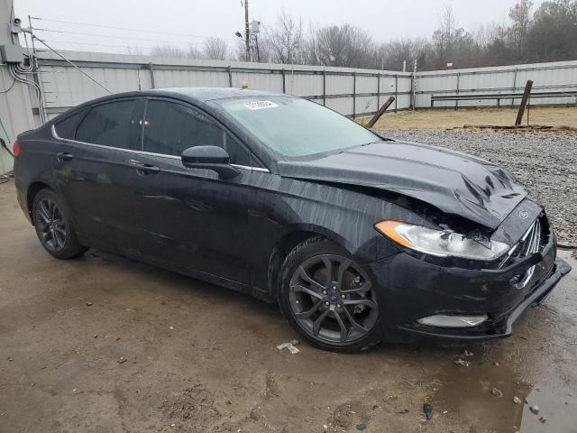 3FA6P0G72JR128840 - 2018 FORD FUSION S BLACK photo 4