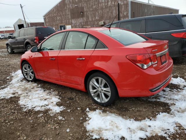 1G1PG5SB7E7288855 - 2014 CHEVROLET CRUZE LTZ RED photo 2