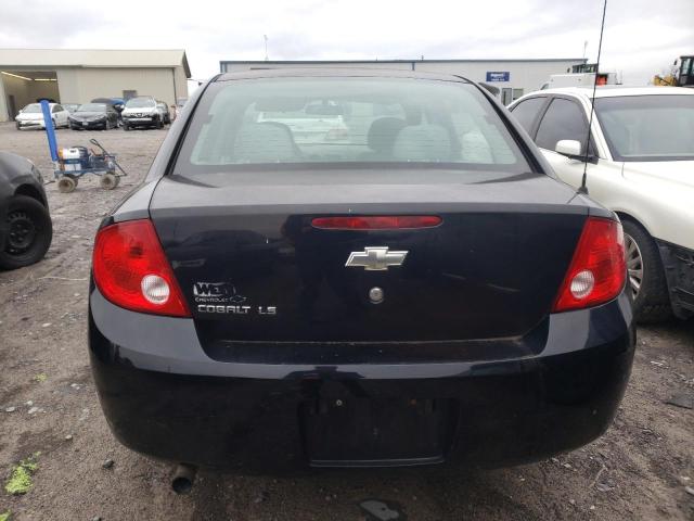 1G1AK55F877414288 - 2007 CHEVROLET COBALT LS BLACK photo 6