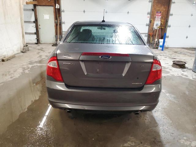 3FAHP0HG6CR105040 - 2012 FORD FUSION SE GRAY photo 6