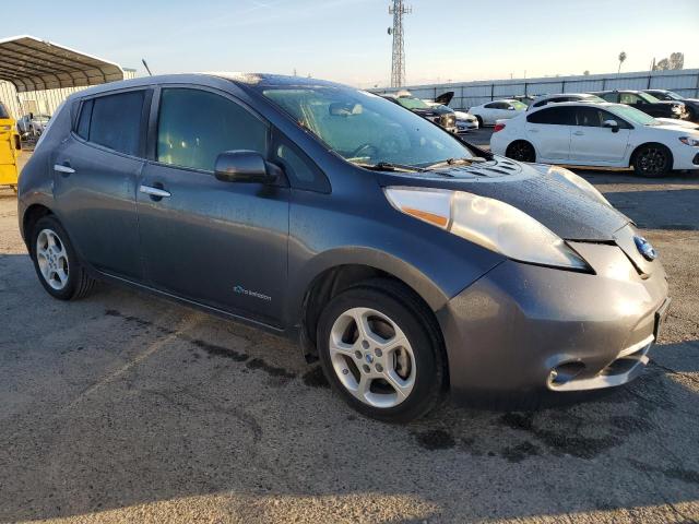 1N4AZ0CP9DC408767 - 2013 NISSAN LEAF S GRAY photo 4