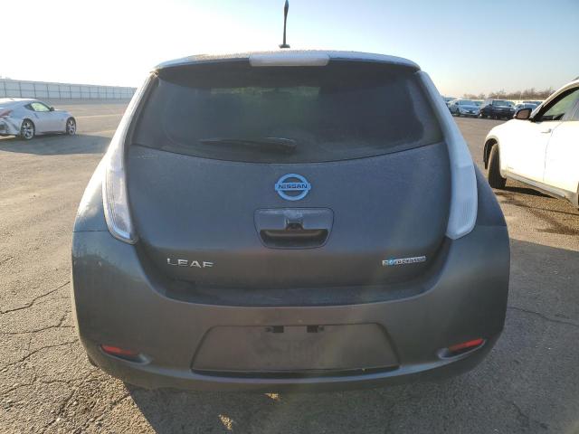 1N4AZ0CP9DC408767 - 2013 NISSAN LEAF S GRAY photo 6